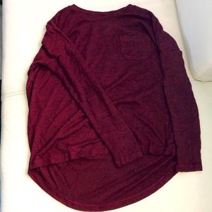 Red-orange Merona sweater, women’s XS